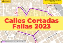 Atención! Descubre las calles que estarán cortadas durante las Fallas 2023 Atención! Descubre las calles que estarán cortadas durante las Fallas 2023