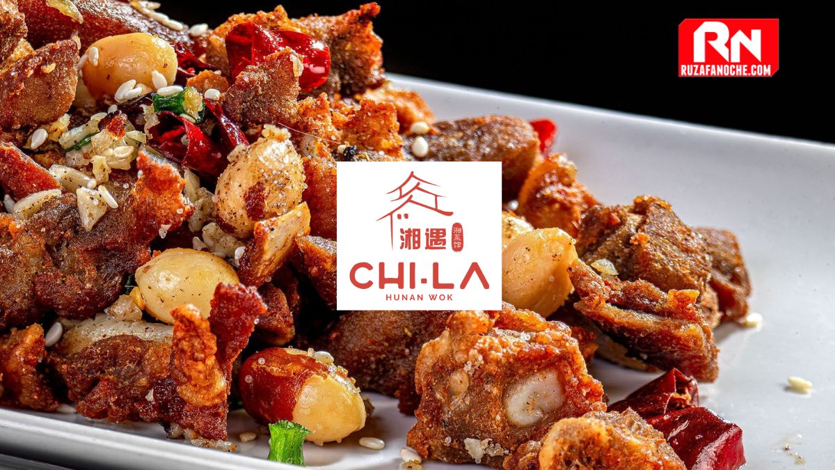 Berenjena Yuxiang, auténtico plato de la cocina Hunan en Chila Valencia.