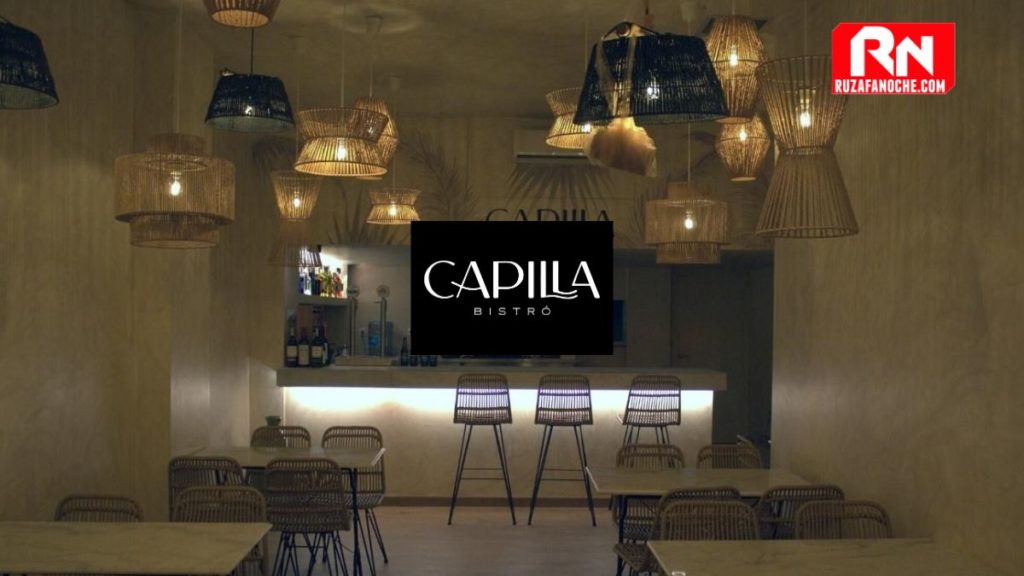 Interior acogedor de Capilla Bistro Ruzafa, restaurante argentino en Valencia.