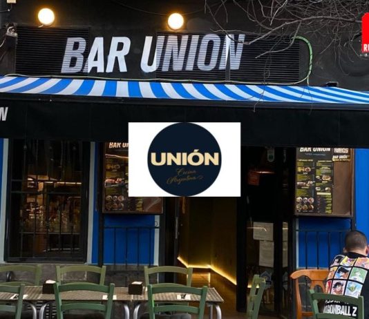 Bar Unión Tapeo Argentino Fachada de Bar Unión Tapeo Argentino en Ruzafa, Valencia.