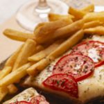 Bocadillo de milanesa argentina en Capilla Bistro Ruzafa.